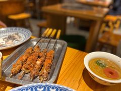 电烤羊肉串-老门框爆肚涮肉(望京店)