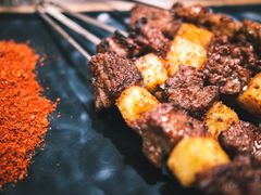 凤梨牛肉-焖烤大叔·烧烤羊肉串
