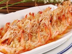 蒜蓉开边大虾-老母亲农家饭店