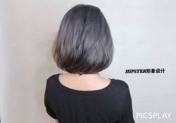 短发漂蓝灰Kikou-HIPSTER形象设计