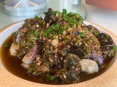 青椒皮蛋茄子-芙蓉凰花园酒楼