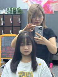 -藤野造型专业烫染接发