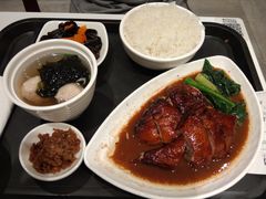 黄金脆皮烧鸭饭-百事佳烧鸭牛腩(上海虹桥站店)