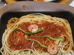 铁板茄汁肉酱意面-豪享来(我格广场店)