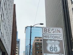 -66号公路起点牌