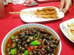 辣炒田螺-龙巢盱眙龙虾·牛蛙·烧烤宵夜(八卦岭店)