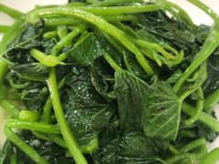 蒜蓉番薯叶-将军烧鹅海鲜酒楼
