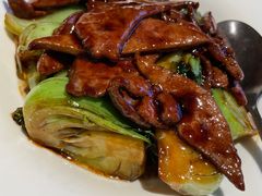菜梗炒猪肝-菲乐餐厅(三十年经营·湖滨路店)