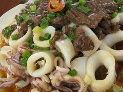 水煮牛肉拼小管-天元河田土鸡店(莲花山店)