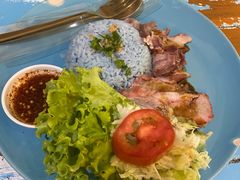 -蝶豆花蓝面条