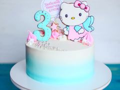 -咖咖熊蛋糕定制·蓝风车动物奶油