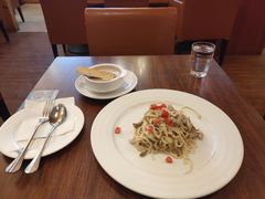 柠檬奶油蘑菇鸡肉扁意面-Me&Joe意大利面·珍珠奶茶(鲁班路店)