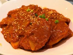 辣糊糊土豆豆皮双拼-红柳枝滩羊烧烤·非遗