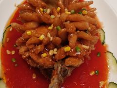 松鼠桂鱼。-鹿鸣春饭店(总店)