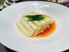 油淋蒲菜-北京泰富酒店-柏景轩中餐厅