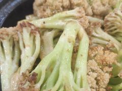 砂锅虾酱炒菜花-台山美食一绝阿四台山黄鳝饭(阿四创作店)