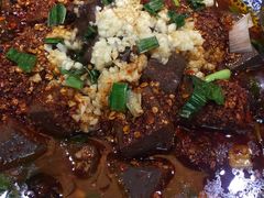关中辣子蒜羊血-秦唐一号西安菜馆(钟楼店)
