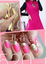 93-孔雀手美甲美睫护理