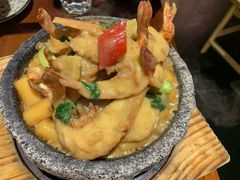 九层塔石锅大明虾-潮堂(环球金融中心店)
