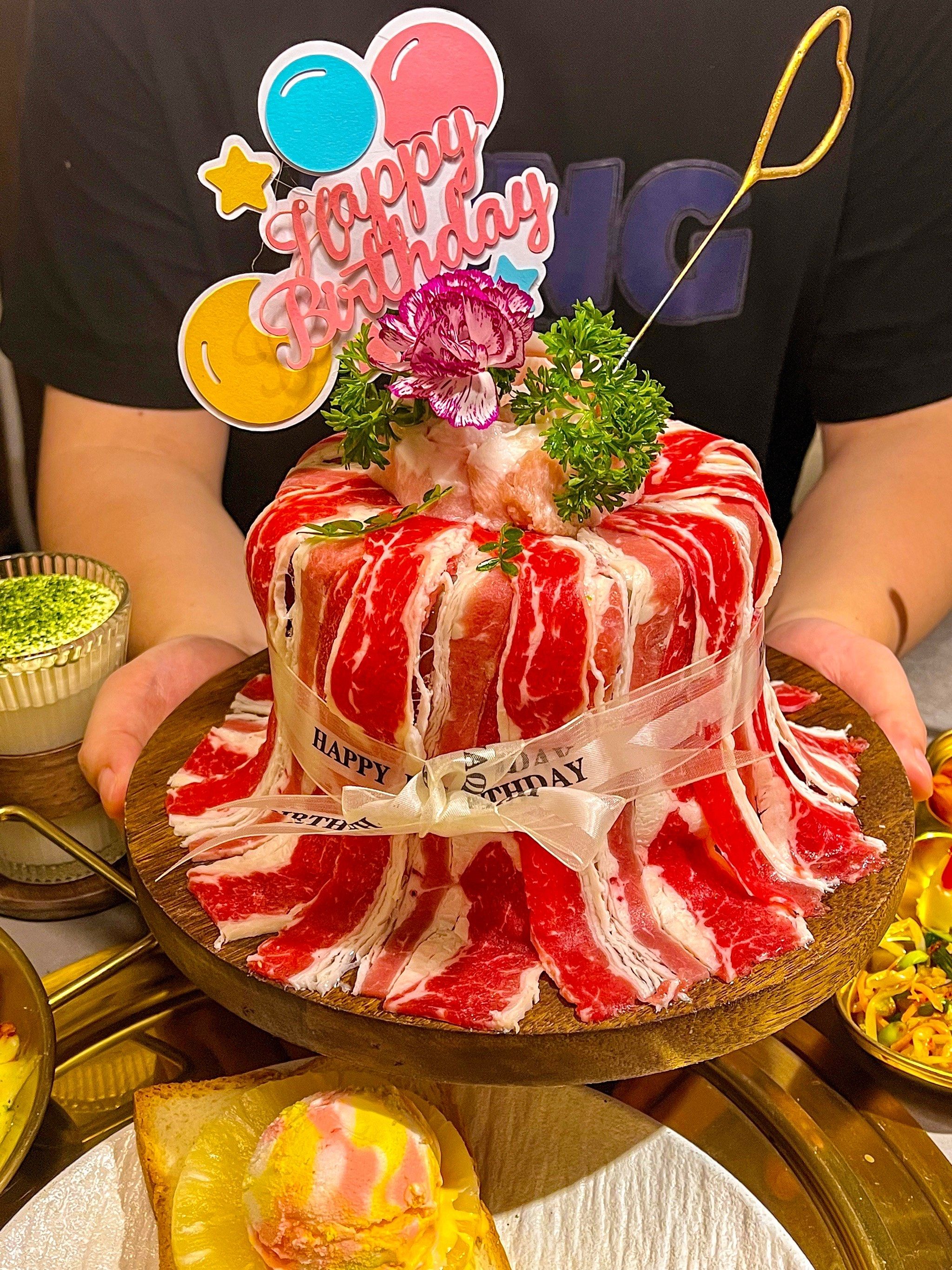 跟风zui成功的一次7515肥牛蛋糕爱了6015