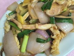 姜葱炒鲜鱿-羊桥饭店(江门紫沙路店)