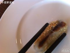 香煎豆沙饼内部特写-金轩中餐厅 Jin Xuan(浦东丽思卡尔顿酒店)