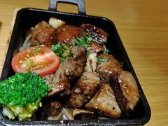 金蒜牛肉粒-三石铁板烧(紫竹桥店)