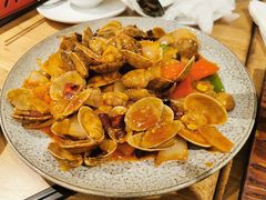 炒花蛤-渝人码头 川菜店 Chungking Szechuan Cuisine