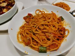 黑椒腊肠意面-曼玉餐厅(大卫城店)