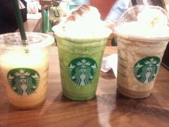 三杯星冰乐～-星巴克(红房子店)