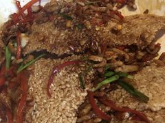红椒肉丝锅巴-寻钵记民菜馆·正宗常德钵子菜(滨湖路店)