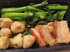 菜心烧肉炒鲮鱼球-广州酒家(昌岗地铁站店)