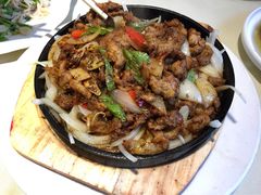 平锅炒烤肉（羊肉）-南来顺饭庄·清真(南菜园店)