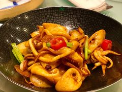 葱油爆本港鲜吊筒-广州文华东方酒店·江-由辉师傅主理