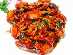 毛蟹炒年糕-上海精菜馆(虎踞关店)