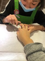 -孔雀手美甲美睫护理