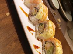 火炙三文鱼芝士寿司-山葵家·创意料理(万象汇店)
