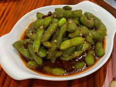 凉拌毛豆-炭虎子水浒烤肉(梦时代店)