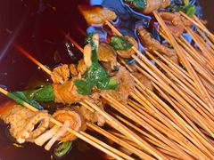 -拈签一笑黄牛肉辣卤串串