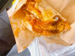 爆浆炸蛋-小红车炸蛋葱油饼