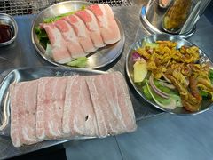 原切五花肉-大丘街路边烤牛肉