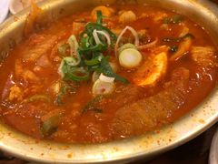 猪颈肉泡菜汤-金北顺大锅家(신사본점)