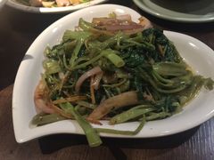 马拉盏炒通菜-大头虾越式风味餐厅(光明广场店)