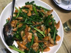 韭菜炒河虾仔-东山茶寮(新安店)