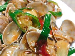 姜葱炒沙甲-田源农家饭店·窑鸡王·海鲜(东部湾·融创店)