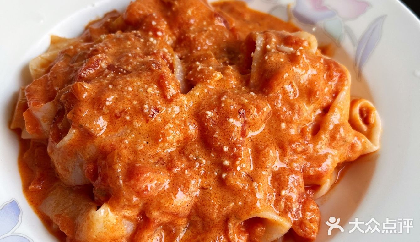 蛋清番茄奶油Pasta