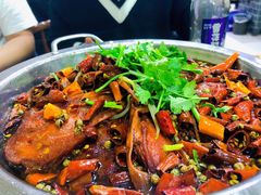 干锅鸭头-延边烧烤铁锅炖(万科店)