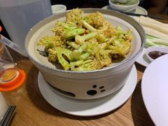 干锅有机菜花-吕氏疙瘩汤·新鲁菜(新贵和店)