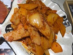 辣白菜炒土豆片-将军牛排·尔滨地标朝鲜族美食(总店)