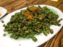 榄菜肉末四季豆-一盏明灯全素斋(殊像寺店)